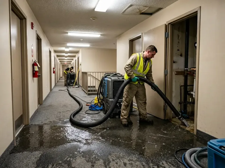 multi-unit-apartment-hallway-f-005 — frequently asked questions, Emergency Burst Pipe Water Extraction & Removal in Selma, AL